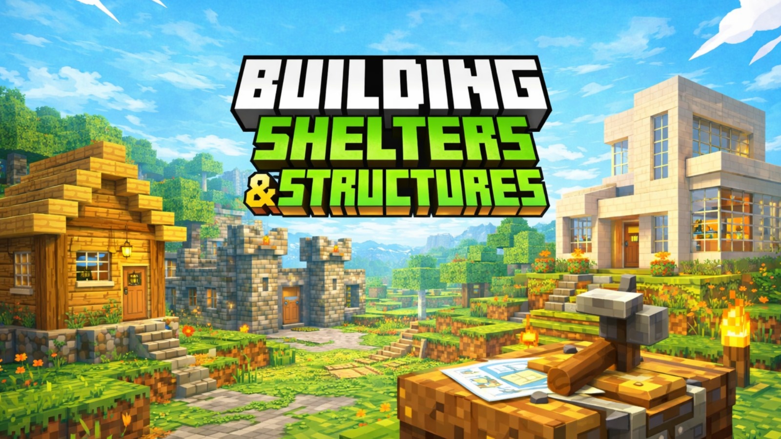building shelter in minecraft apk