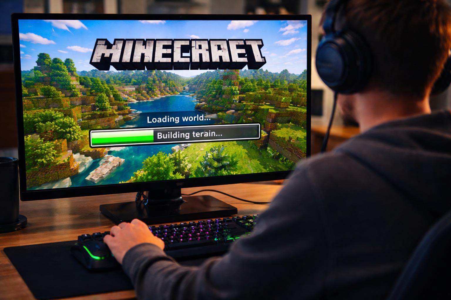 playing minecraft apk game on pc
